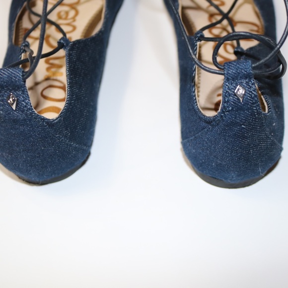 SOLD! ❤️ Sam Edelman Flynt Lace-up Ballet Flats - Picture 5 of 8